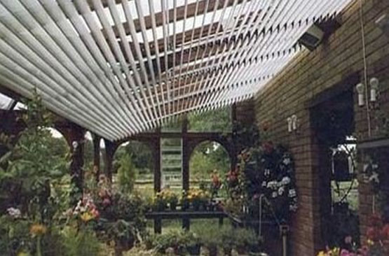 中式百葉天棚簾（型號：CR80)