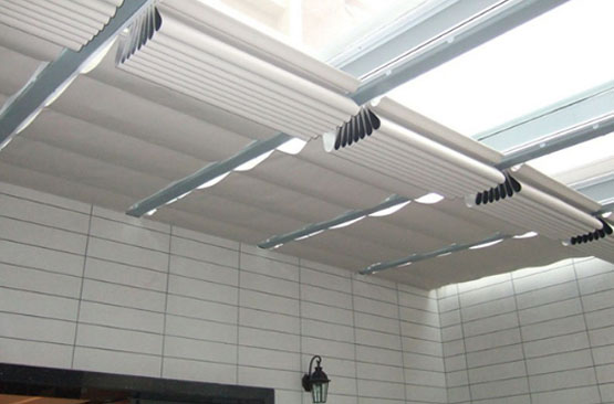 什么是FCS折疊式天棚簾?廣州折疊式天棚簾廠家推